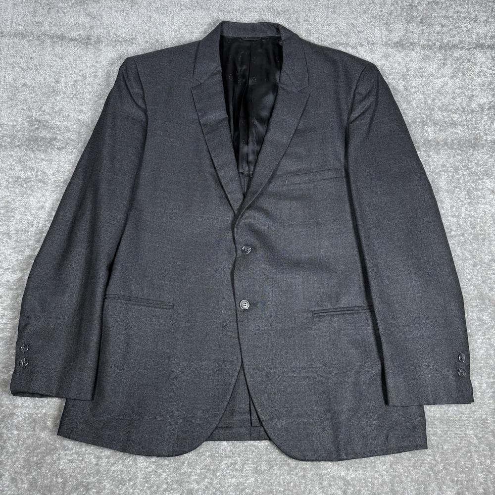 Penney's Towncraft Jacket Men's 46?‎ Gray Vintage Blazer Sports Coat 60s